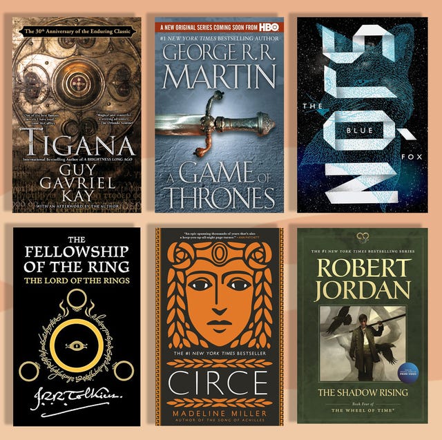 fantasy novels for adults