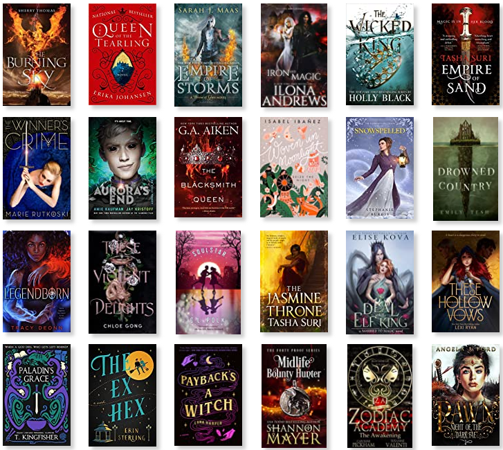 fantasy fiction romance books