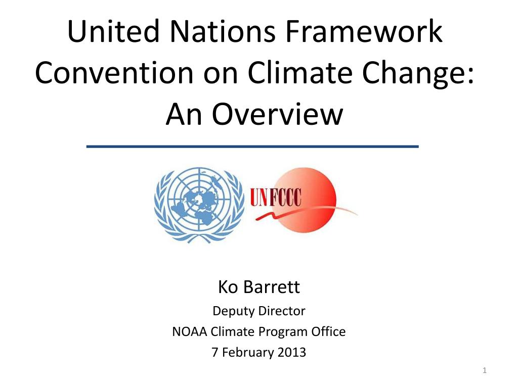 united nations framework convention of climate change