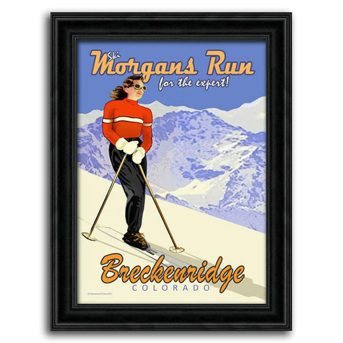 vintage ski prints