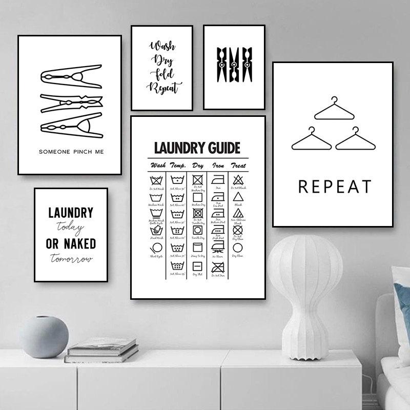 laundry room art prints