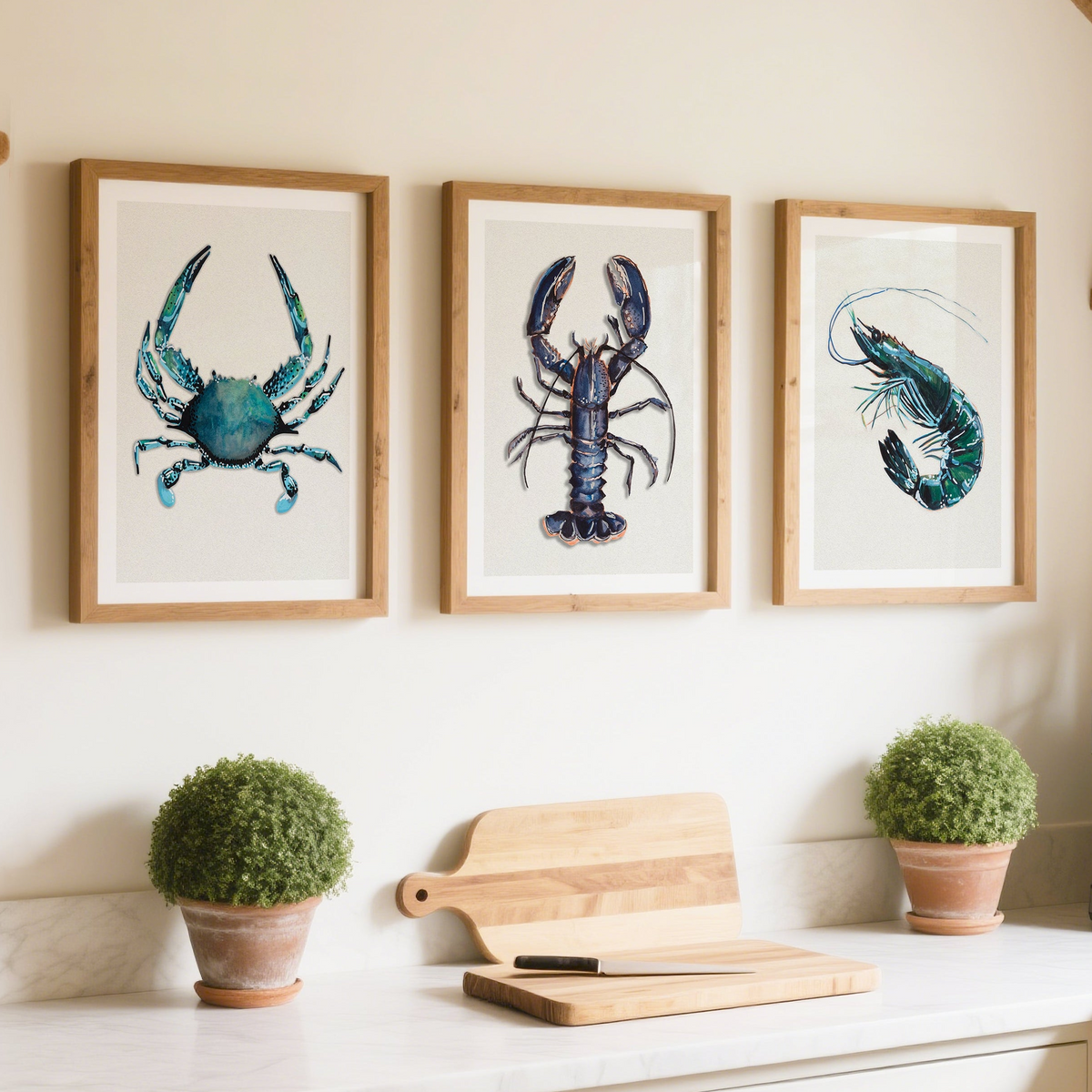 kitchen prints framed