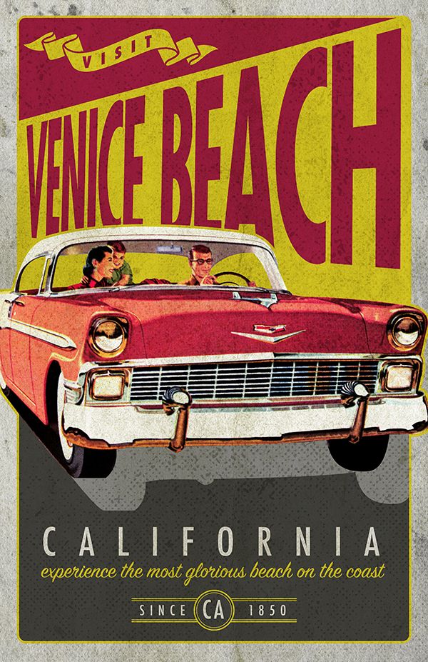 vintage car posters