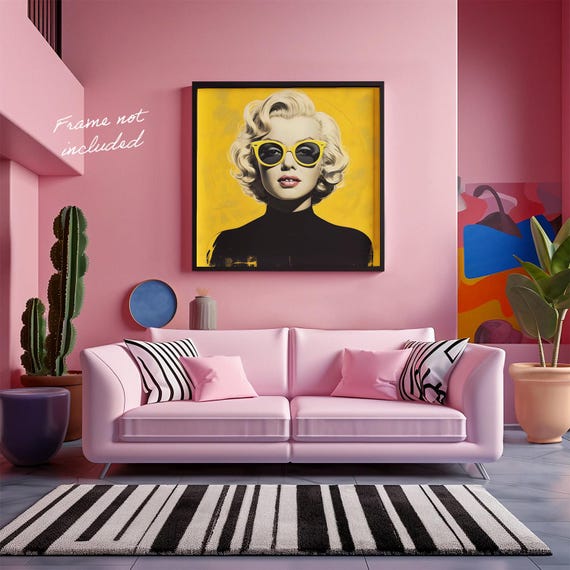marilyn monroe poster framed
