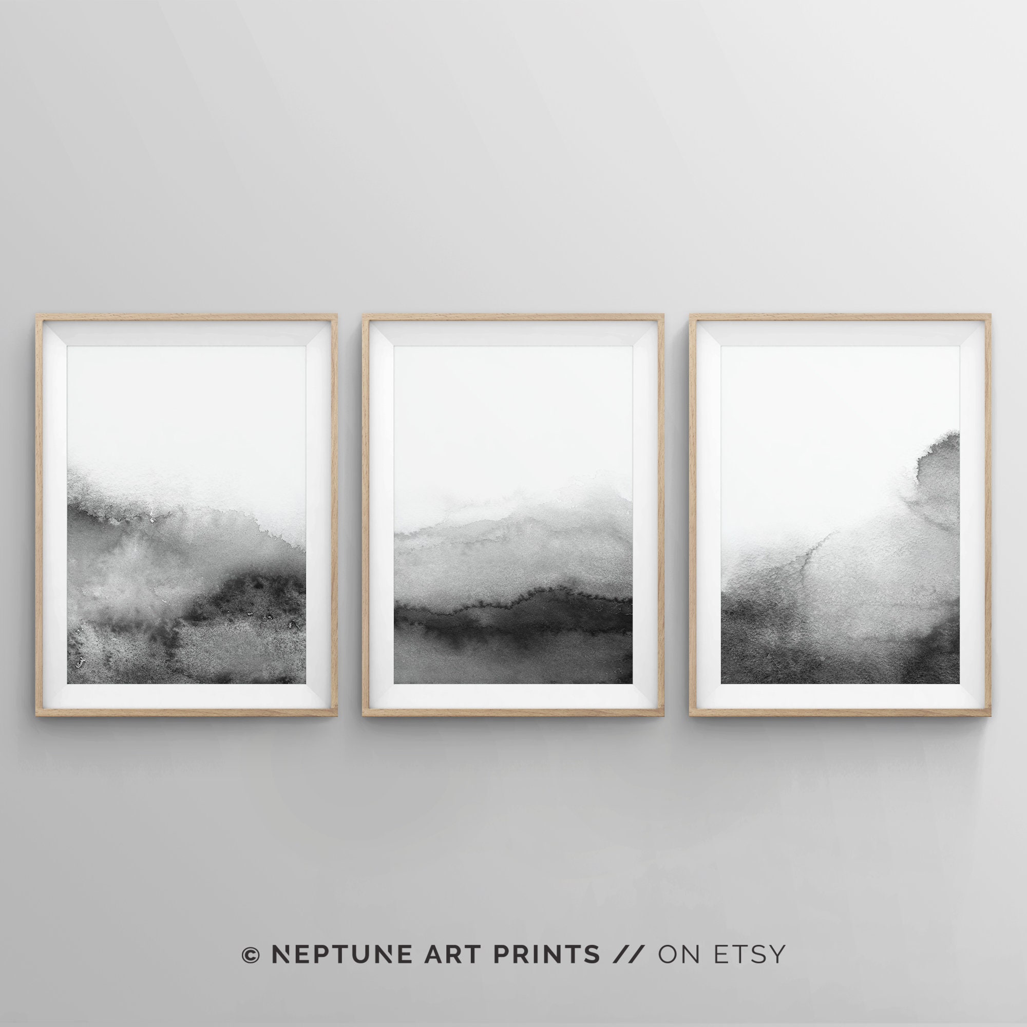 black and white abstract prints