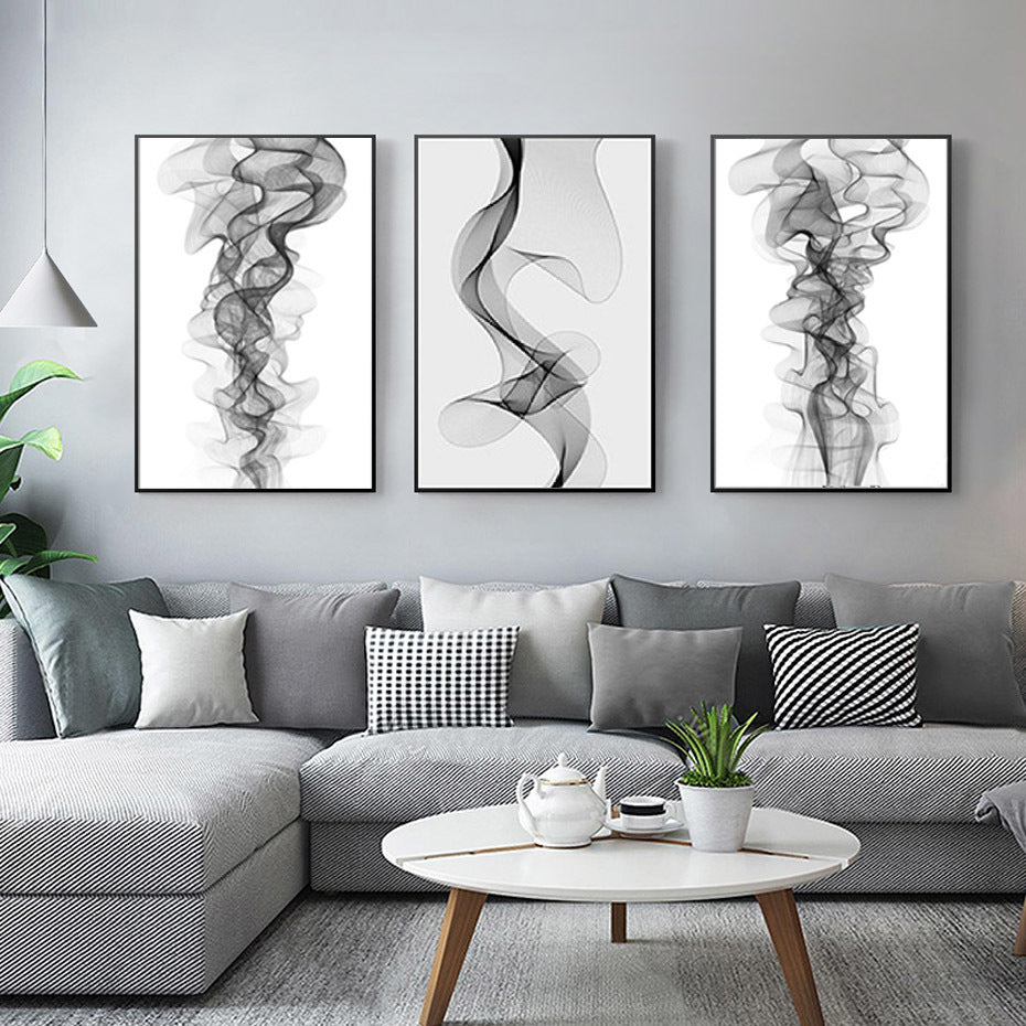 black and white prints for living room