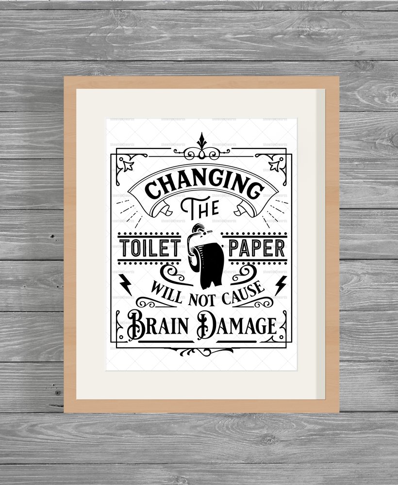 toilet humour prints